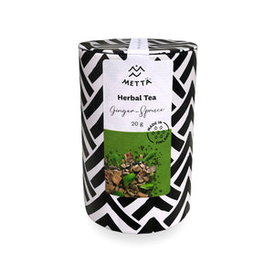 Ginger-Spruce Herbal Tea 20g TIN CAN